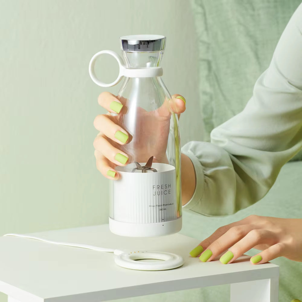 Portable Rechargeable juicer blender wireless mixer fresh juice 350ml