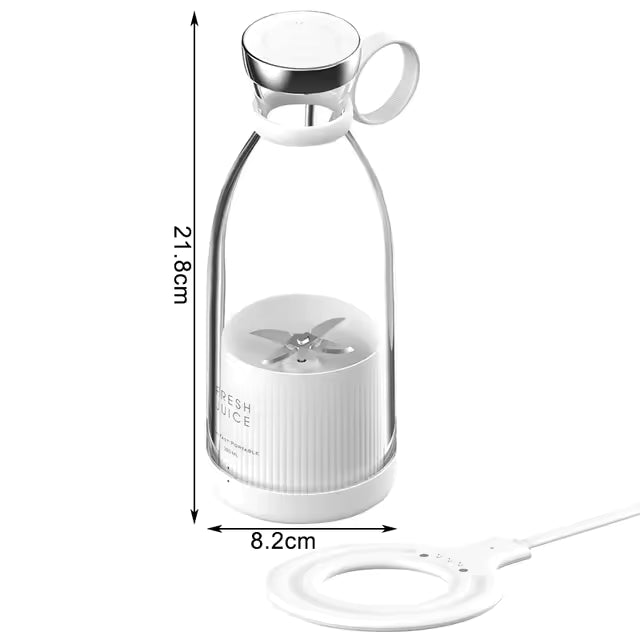 Portable Rechargeable juicer blender wireless mixer fresh juice 350ml